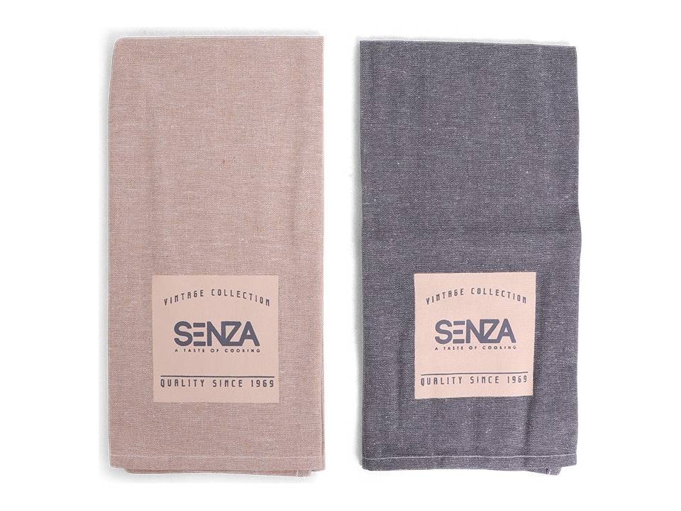 Senza theedoeken met houten spatel 2