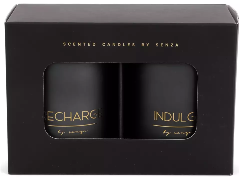 Geurkaarsenset black and gold 4