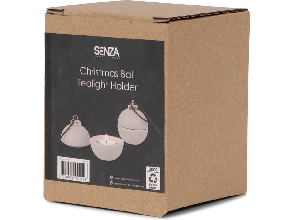 Senza Theelichthouder Kerstbal 1