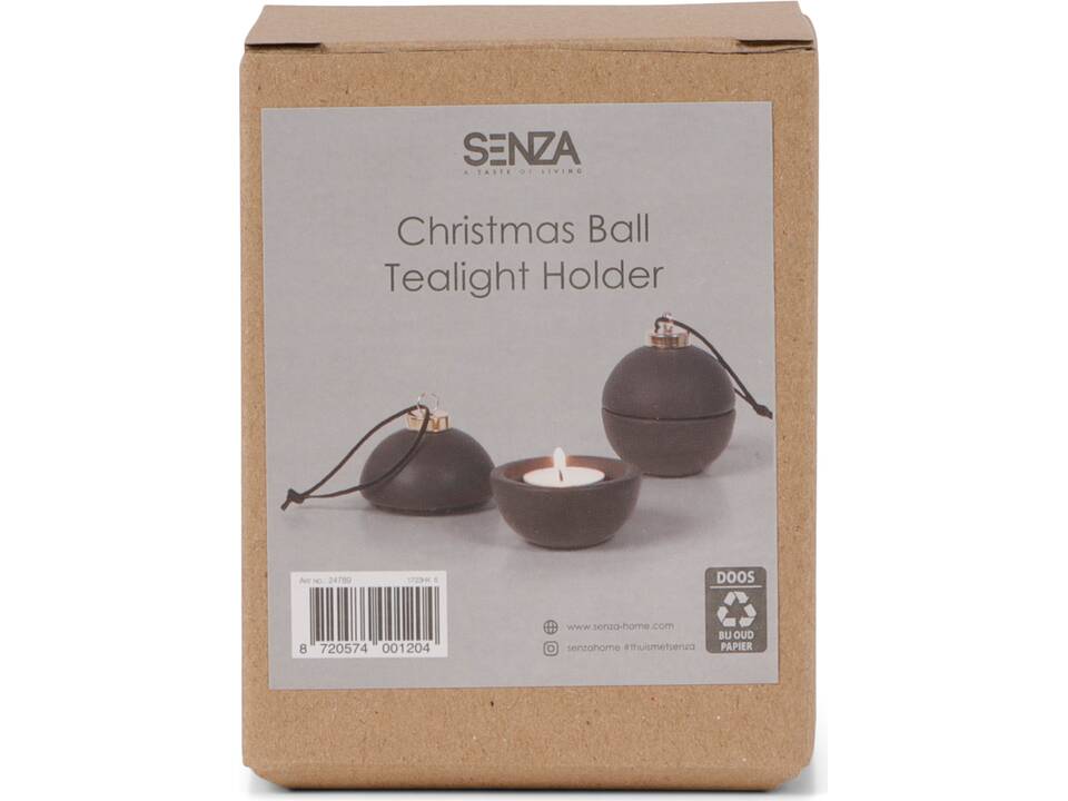 Senza Theelichthouder Kerstbal 7