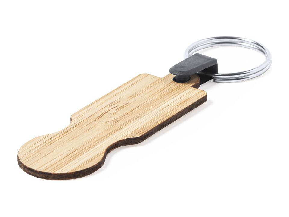 Nature Winkelwagen munt sleutelhanger 3