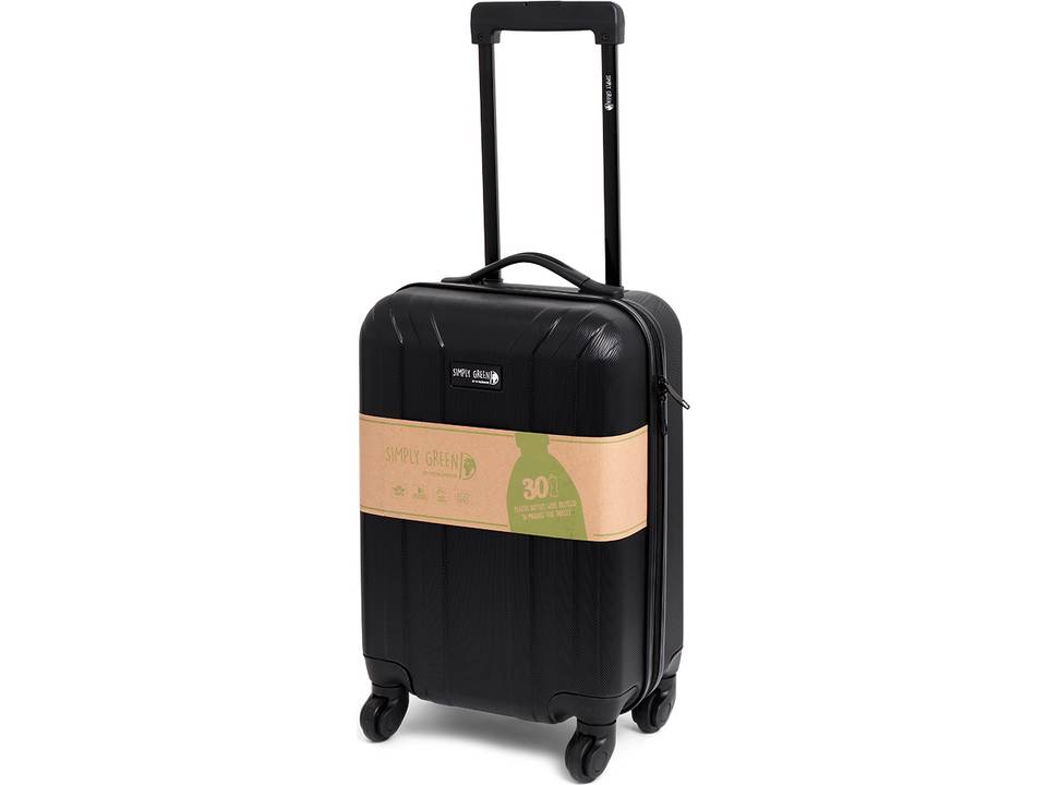 28123 Cabin Size “Simply Green” Trolley RPET Black