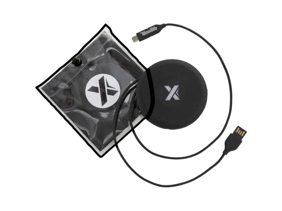 SCX.design C18 reiskabel met oplichtend logo 4