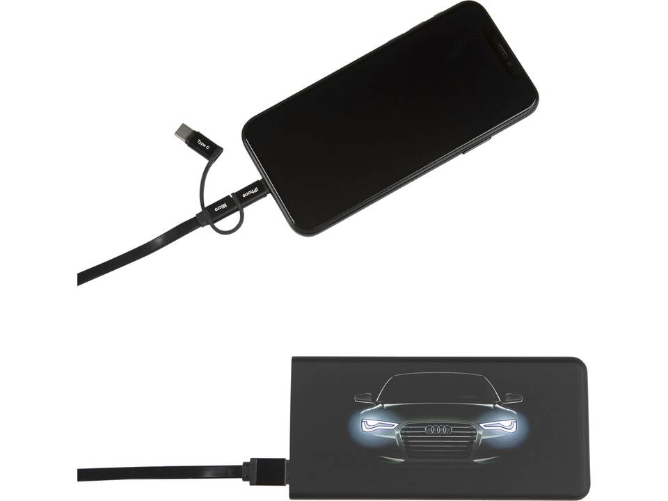 SCX.design P15 5000 mAh powerbank met oplichtend logo 11