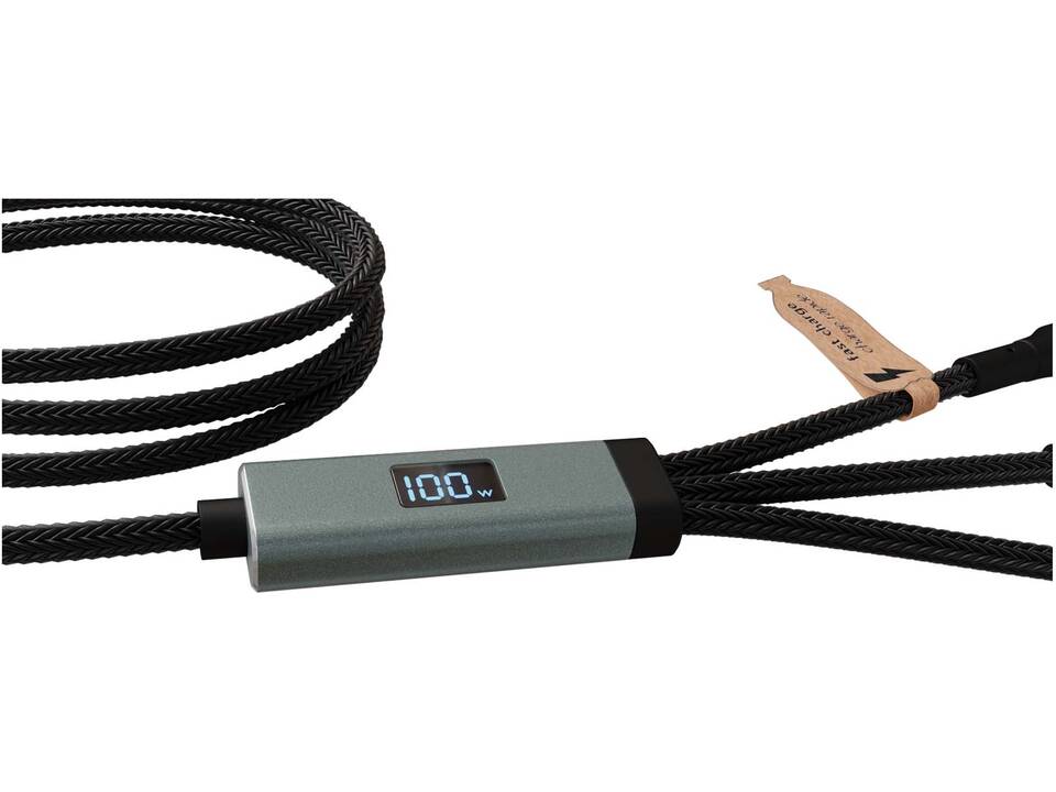 SCX.design C53 5 in 1 rPET ultrasnelle oplaadkabel van 100 W 6