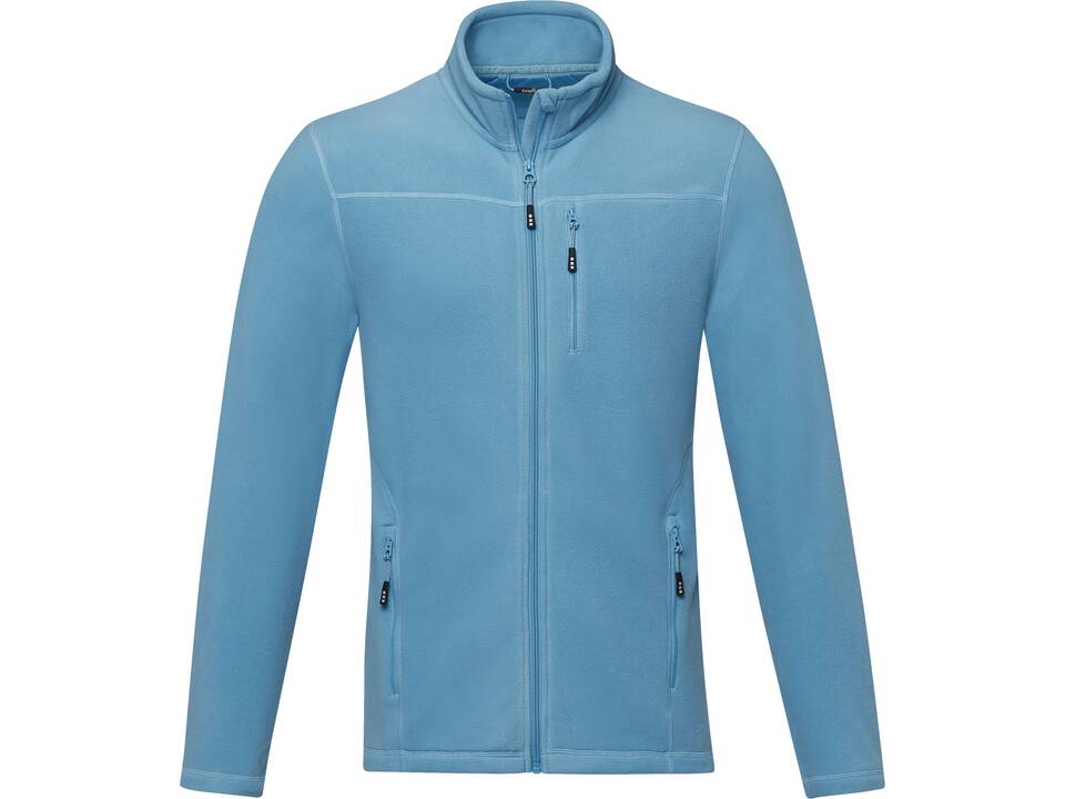 Amber GRS gerecycled heren fleece jas met volledige rits 5
