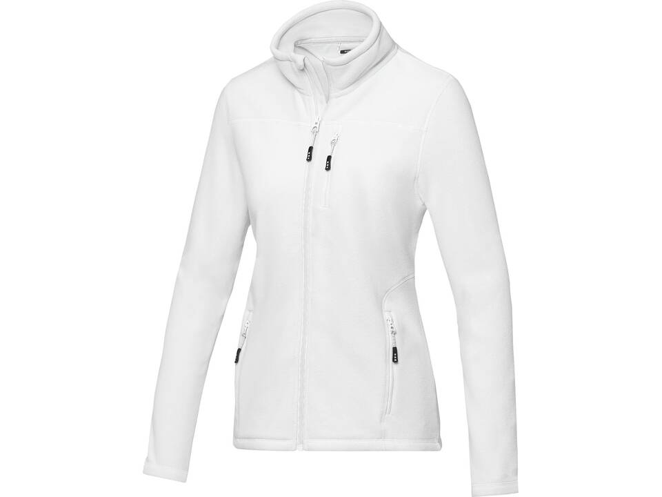 Amber GRS gerecycled dames fleece jas met volledige rits 1