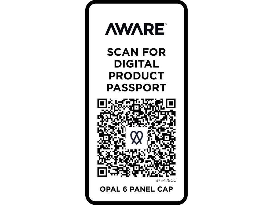 Opal 6 panel Aware™ gerecyclede cap 29