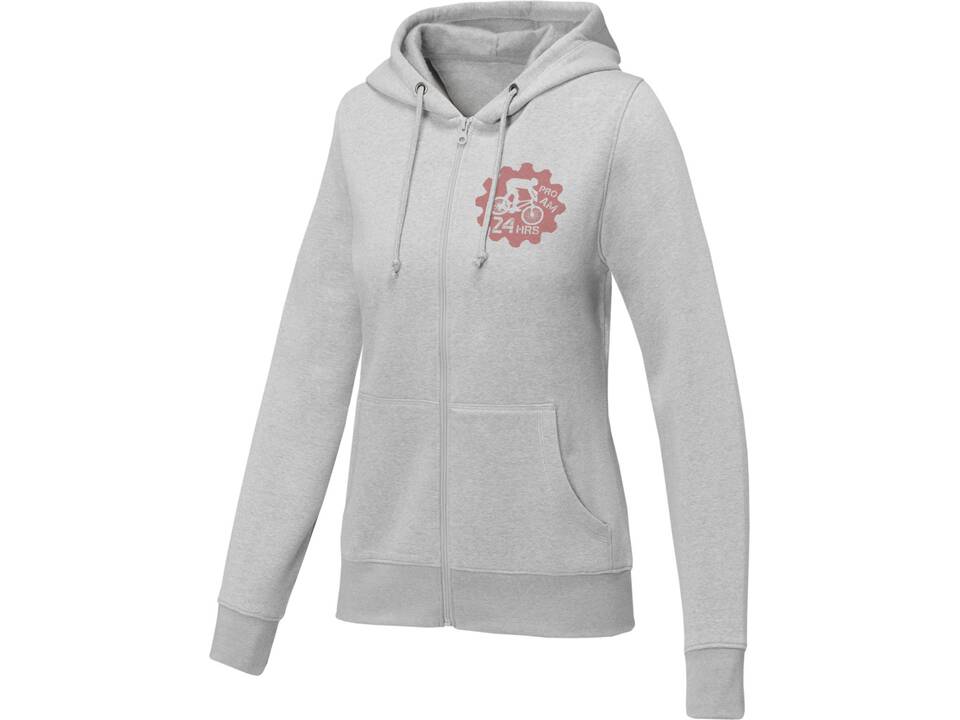 Theron dames hoodie met ritssluiting 66