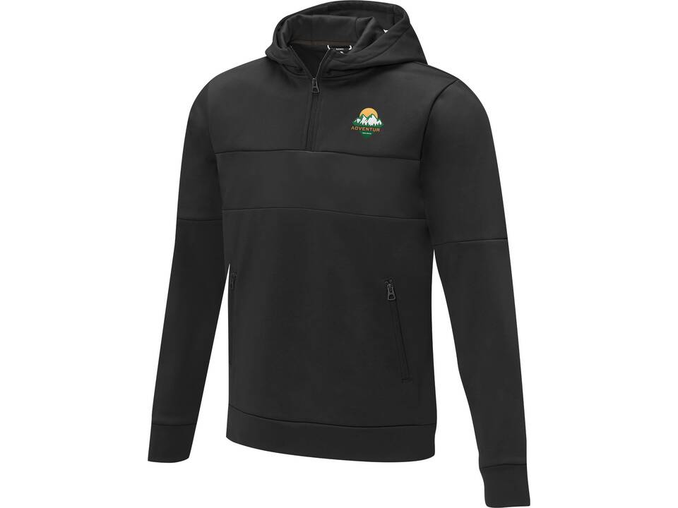 Sayan anorak heren sweater met halve rits en capuchon 15