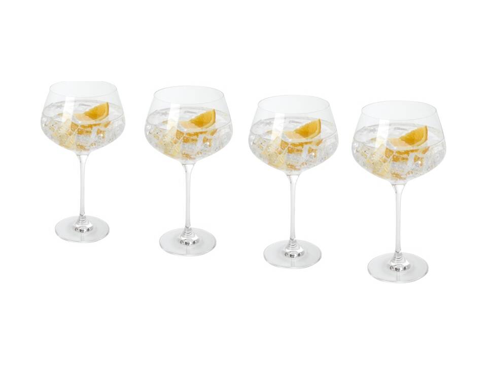 4-delige gin glazen set