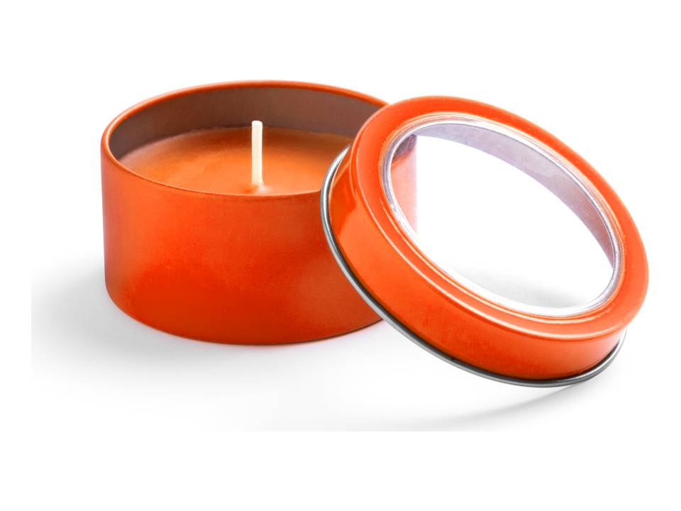 Vanille geurkaarsje in blikje 7