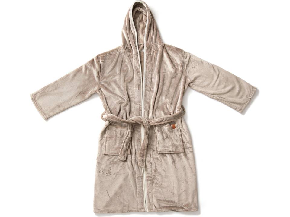 VINGA Louis luxe pluche RPET badjas S/M 8