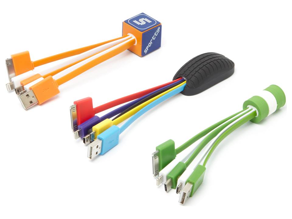 4SOME usb laadkabel met logo 3D uitvoering