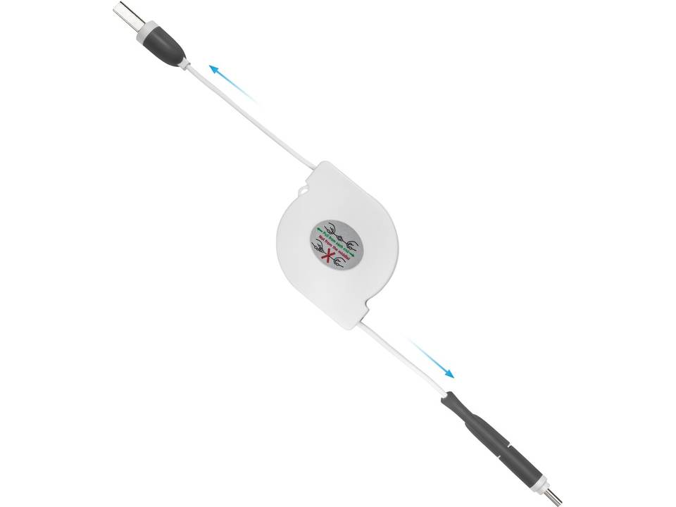 3-in-1 oplaadkabel met haspel 6