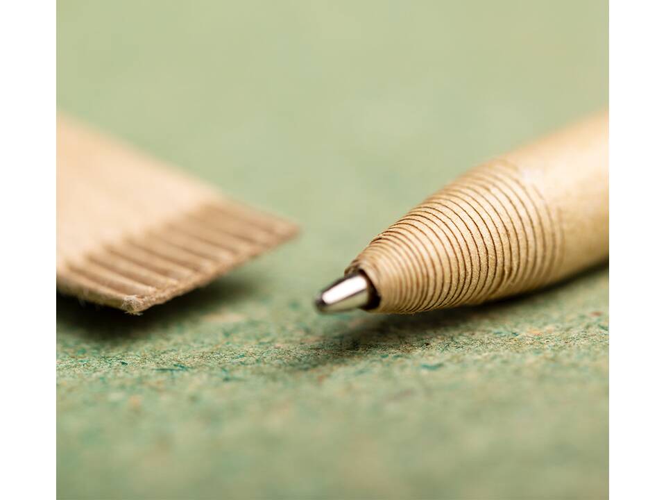 Nature balpen uit gerecycled karton 6