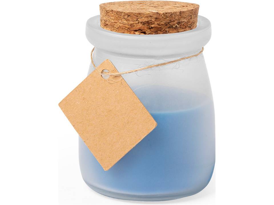 Kaars in kristallen pot 3