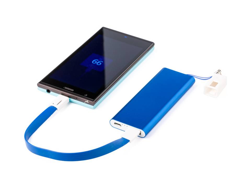 Powerbank met armband van kabels - 2000 mAh 11