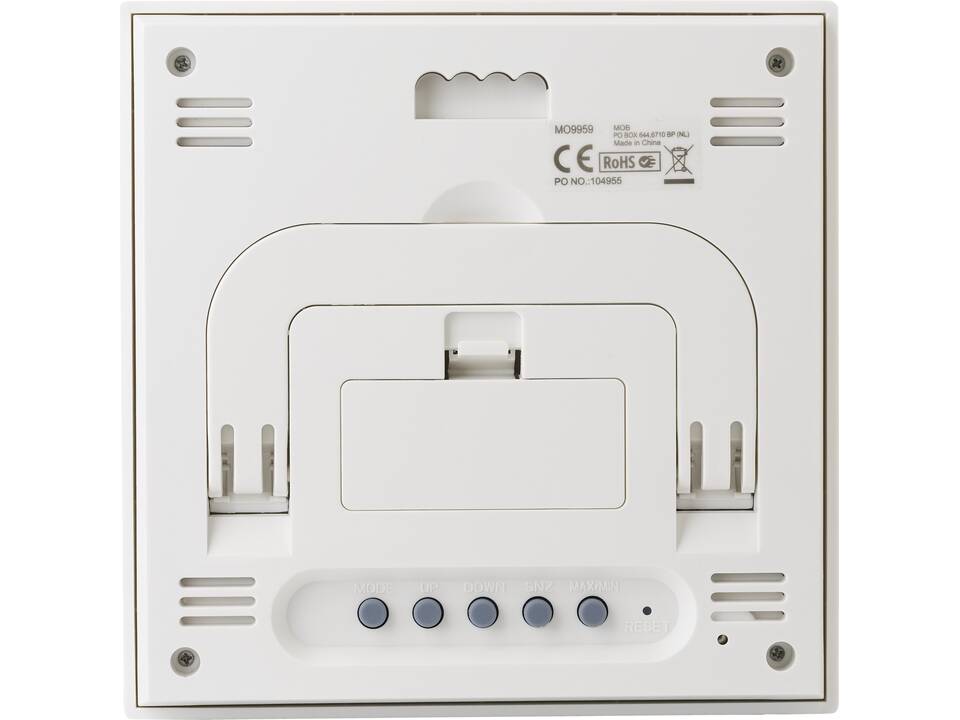 Bamboe weerstation met agenda 4