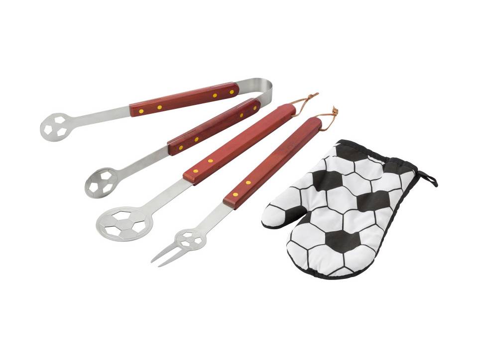 Voetbal Barbecue set 2