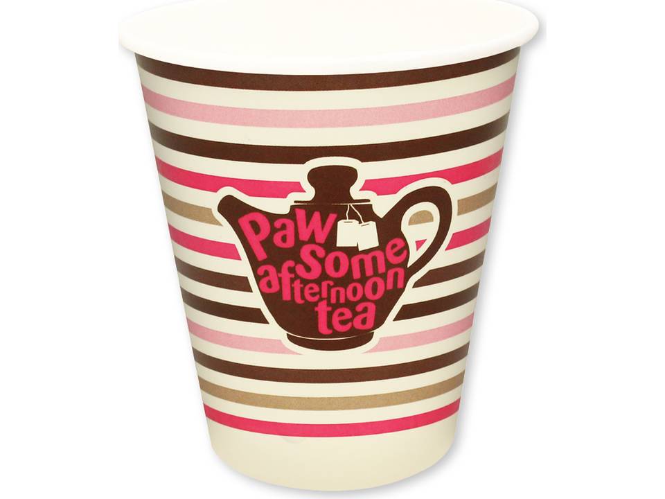 Gecertificeerde kartonnen bekers 8 Oz / 220 ml 12