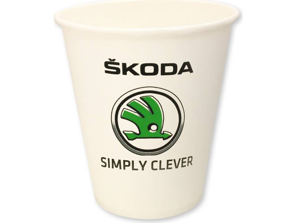 Gecertificeerde kartonnen bekers 8 Oz / 220 ml 1