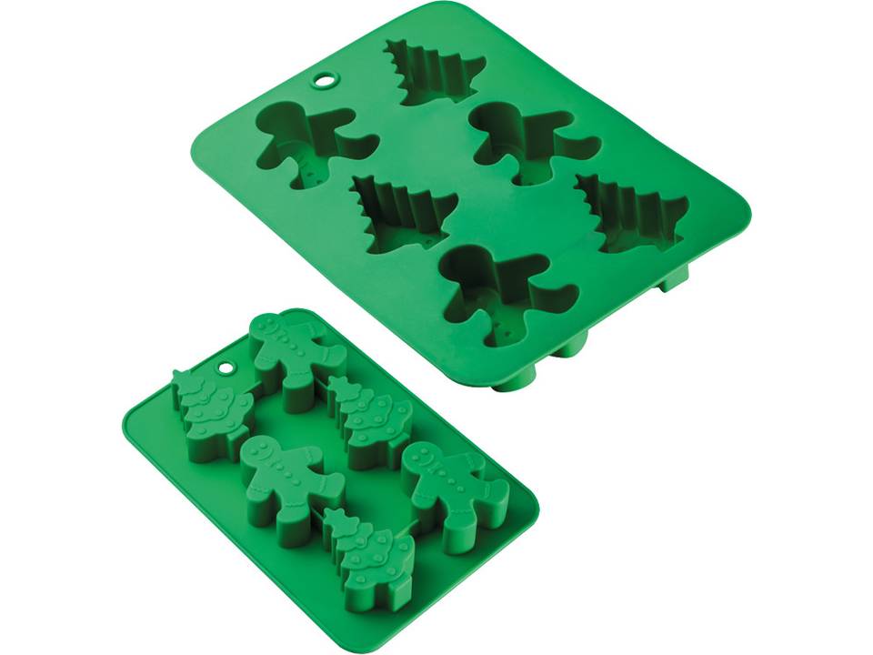 Bakvorm met kerstmotieven 1