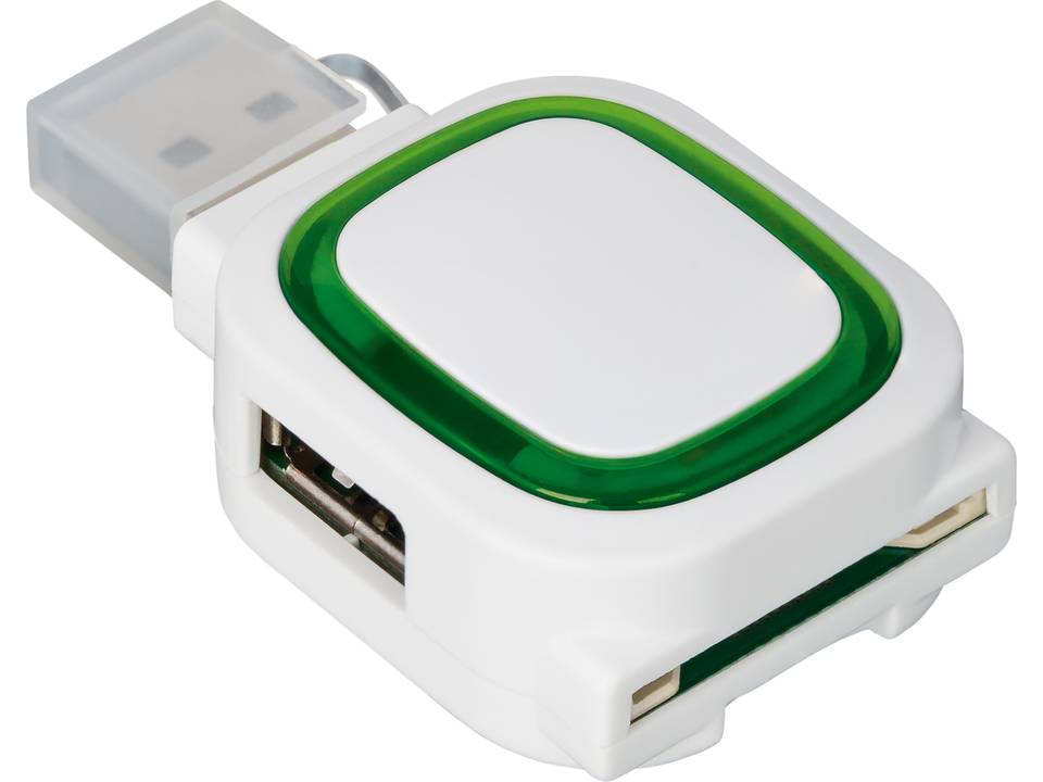 USB-hub met 2 aansluitingen en kaartlezer 11