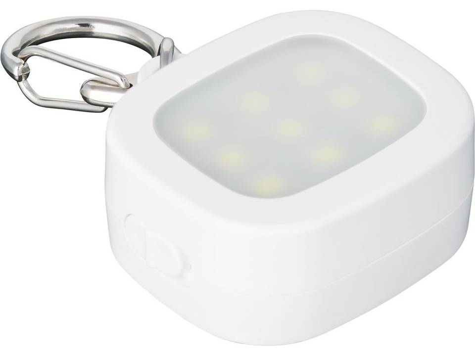 Sleutelhanger met oplaadbaar sleutellampje en logo verlichting 15