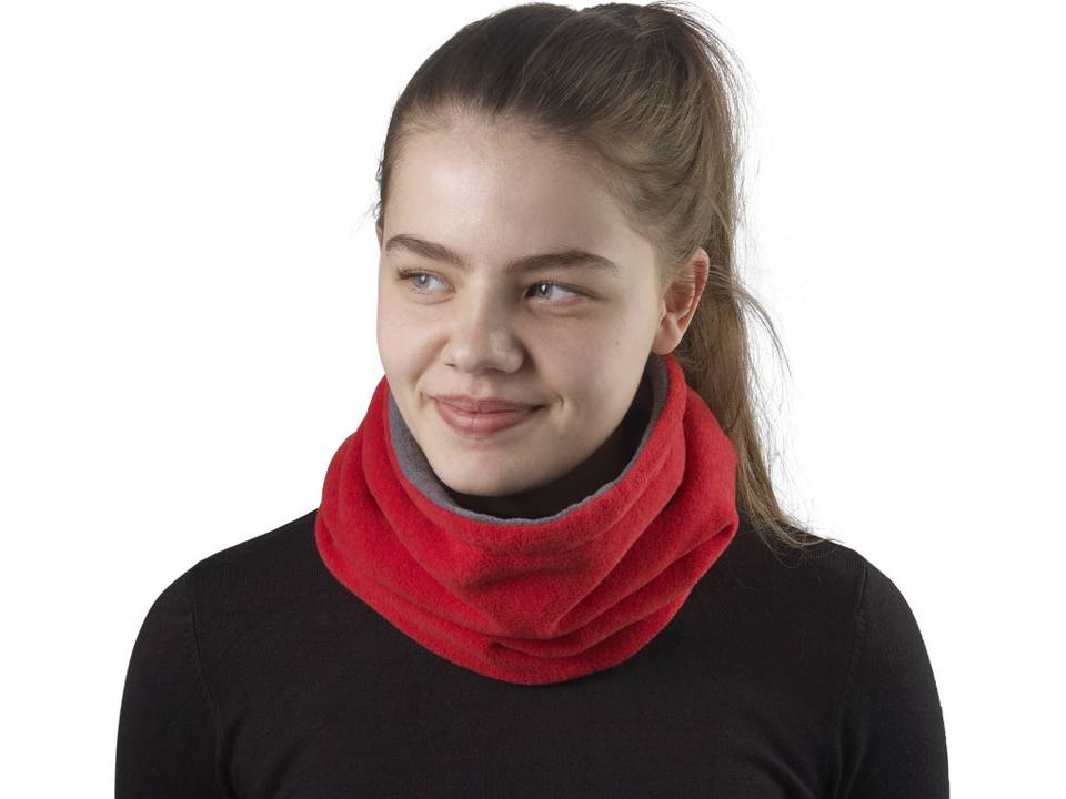 Fleece sjaal en muts in één 5