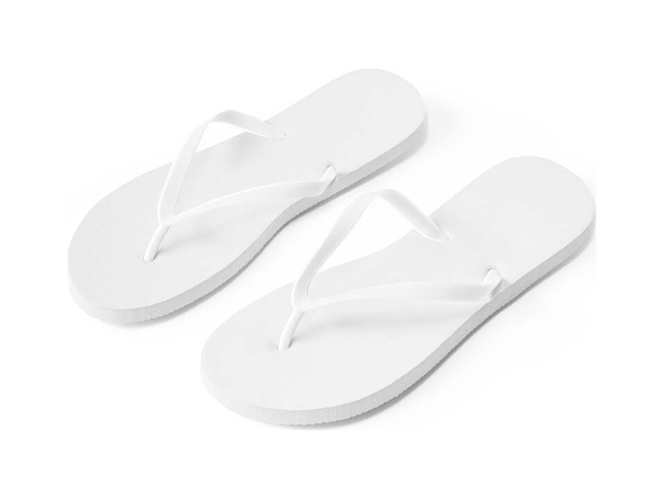 Slippers met volledig aanpasbare bedrukking op de zolen 1