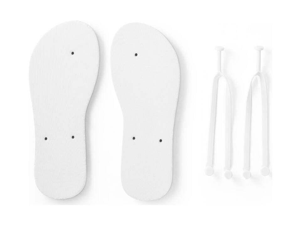 Slippers met volledig aanpasbare bedrukking op de zolen 4