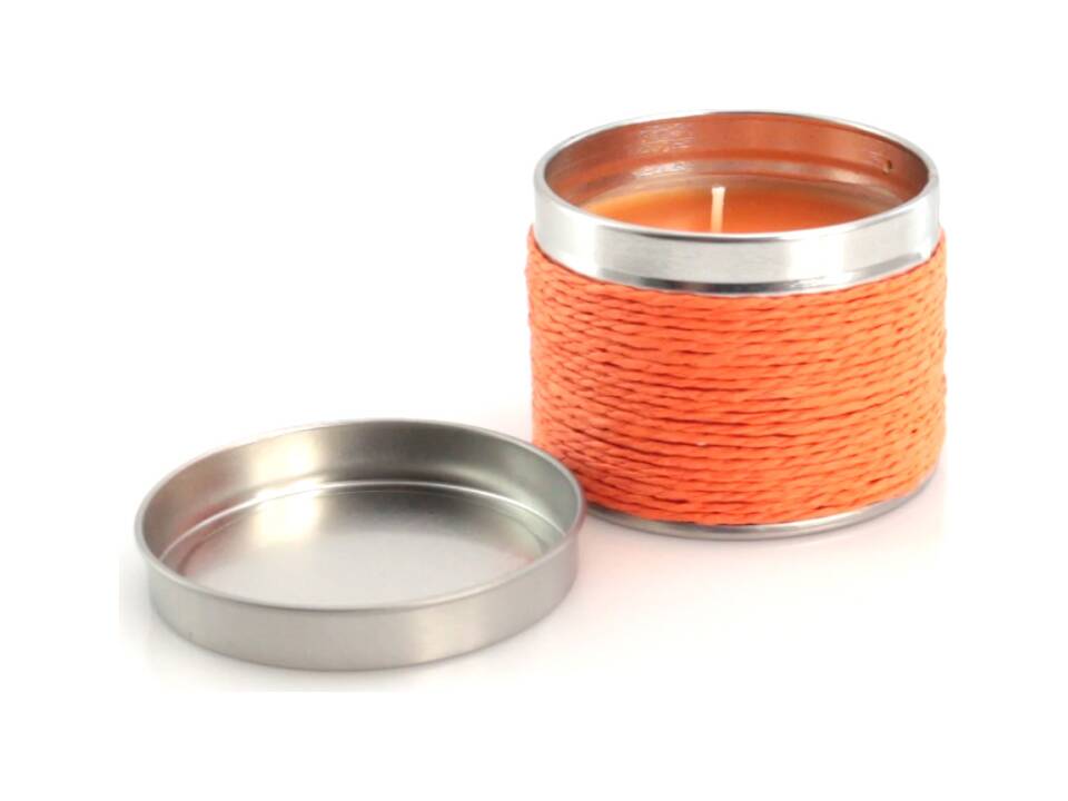 Geurkaars in metalen blik 6