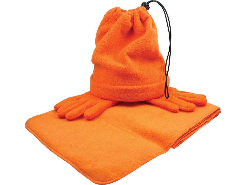 Fleece sjaal, handschoenen & ski col 6