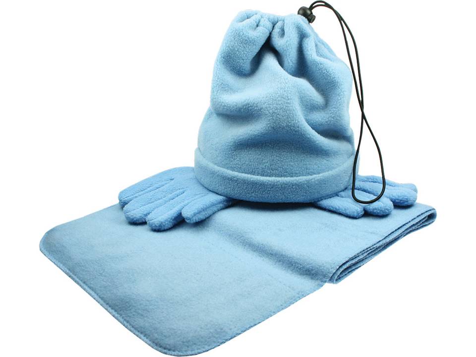 Fleece sjaal, handschoenen & ski col 16
