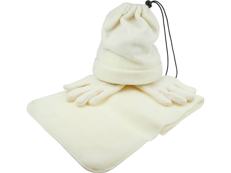 Fleece sjaal, handschoenen & ski col 8