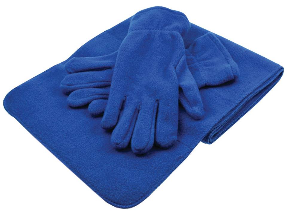 Fleece sjaal & handschoenen 10