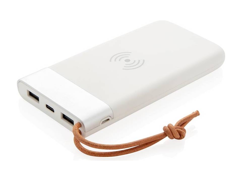 Aria 8.000 mAh powerbank met draadloos laden