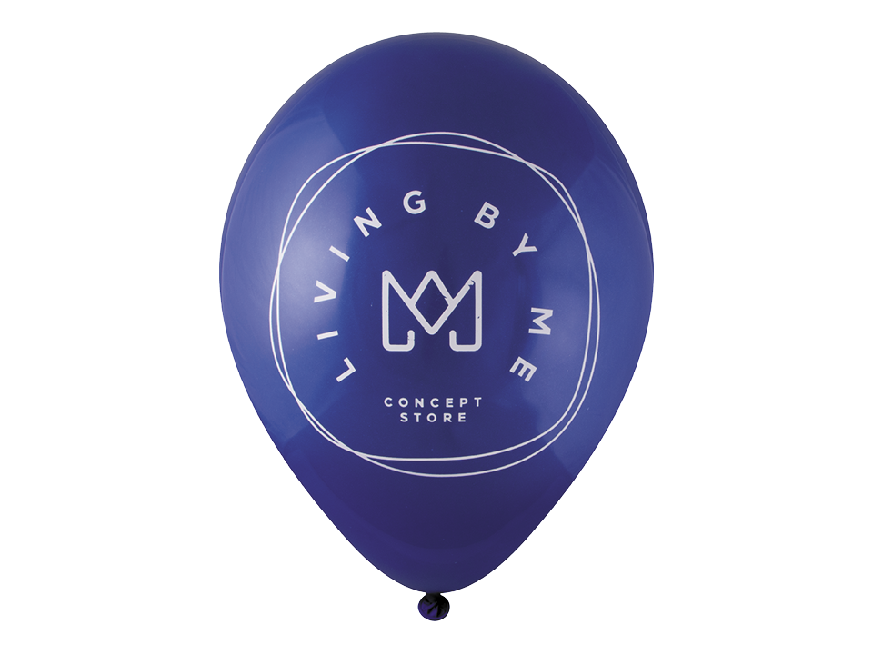 Ballonnen Ø33 cm - 1 kleur bedrukking 22