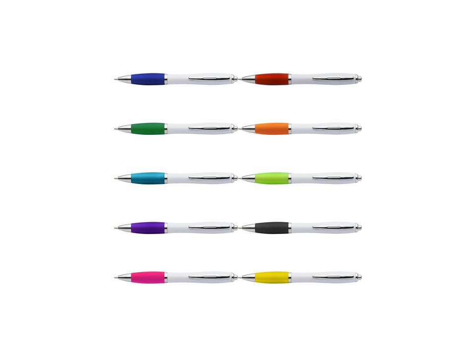 Balpen met rubber grip