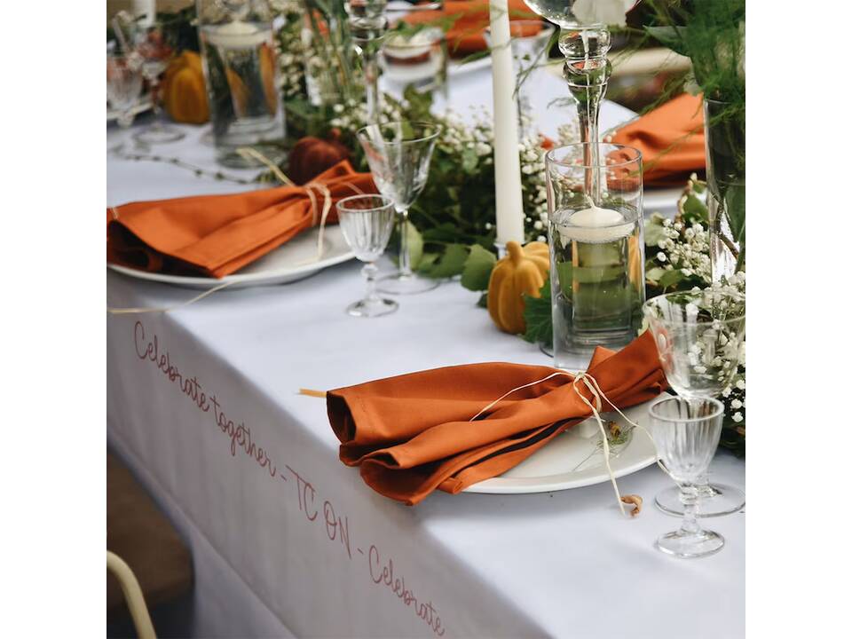 Tafelkleed met print 4