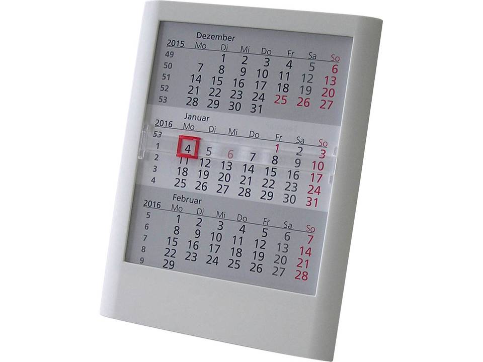 Burokalender 6-talig met 24 maanden overzicht 1