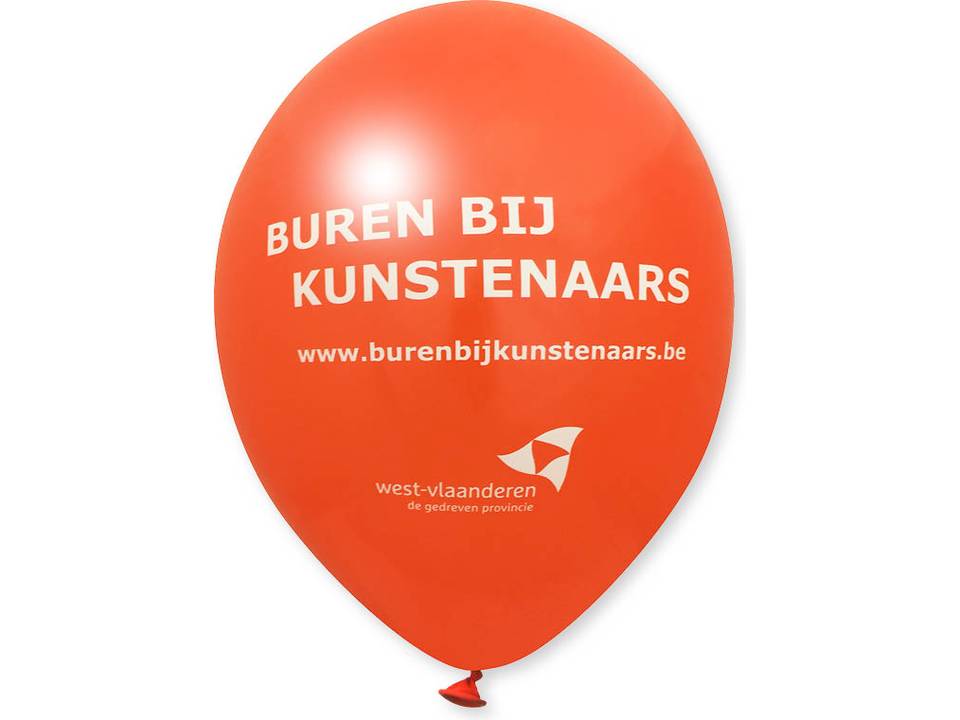 Ballonnen Ø27 cm - 1 kleur bedrukking 4