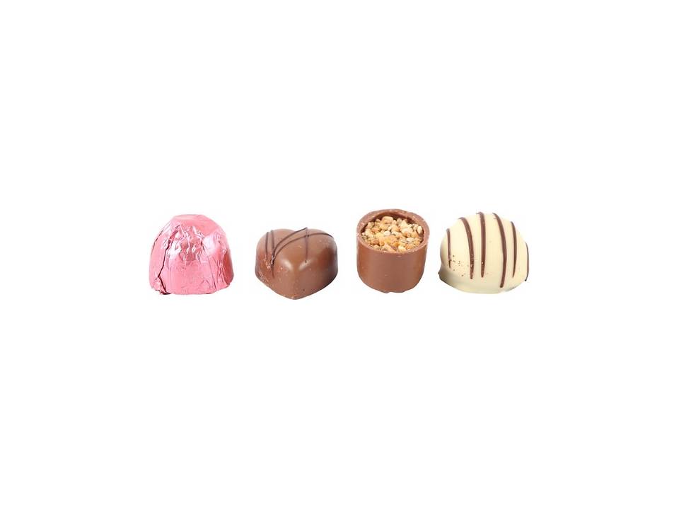 Caluwé Artisan Ballotin Belgische chocolade pralines met lint 1