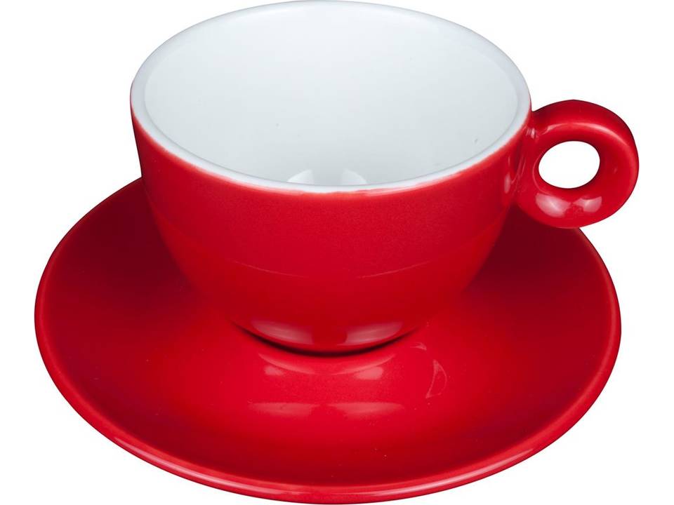 Cappuccino koffiekopje met ondertasje 20 cl 1