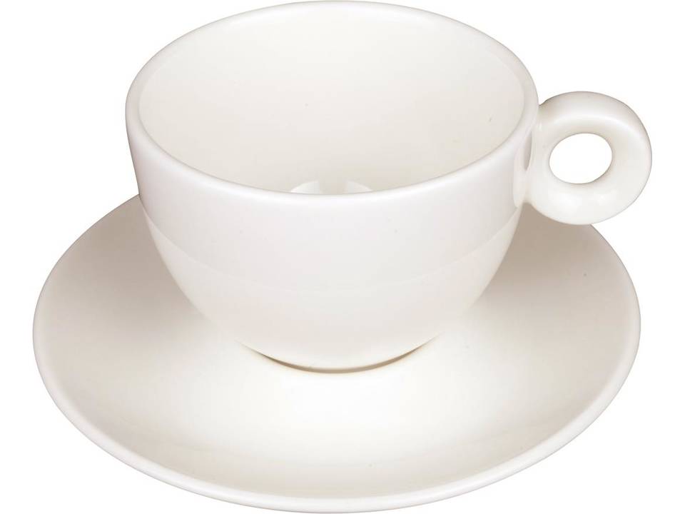 Cappuccino koffiekopje met ondertasje 20 cl 4