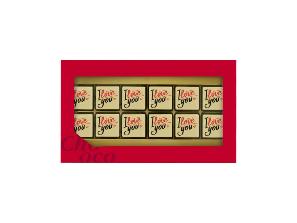 Chocolade Giftbox met 12 logo chocolaatjes 3