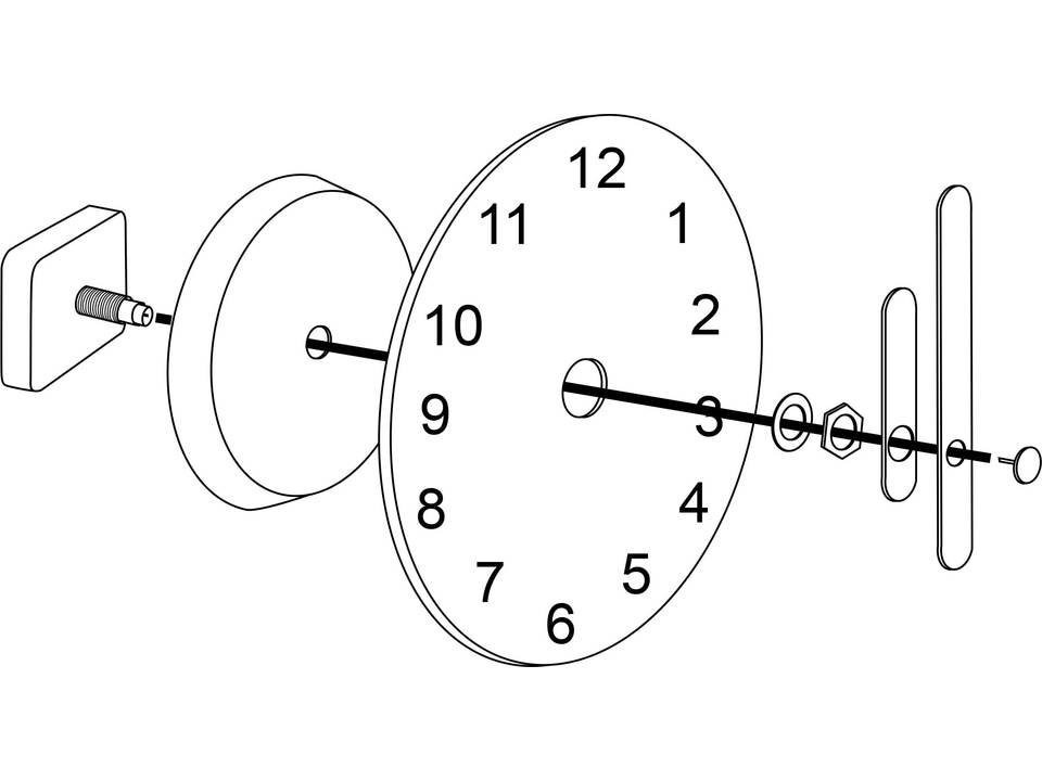 Custommade Clock DYO 280 x 300 mm 1