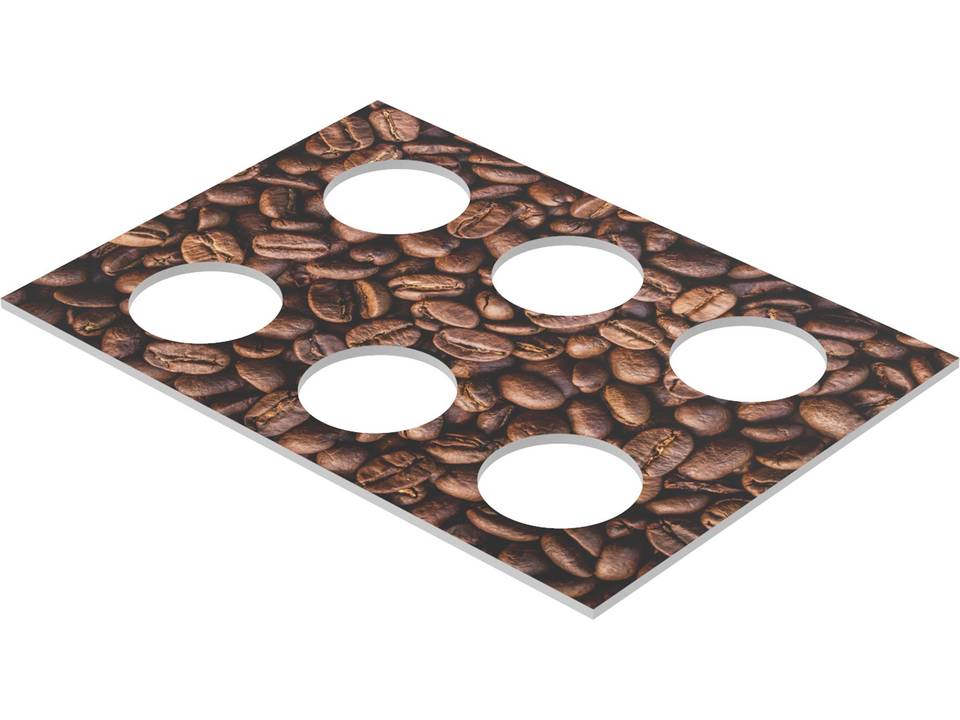 Rectangular koffiebeker houder 2