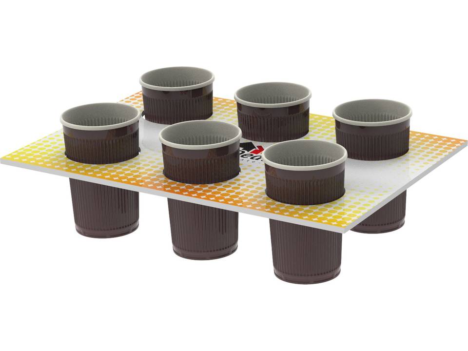 Rectangular koffiebeker houder 4